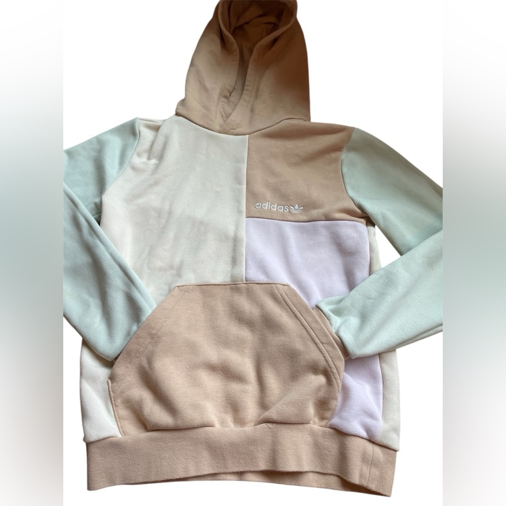 Adidas Pastel Patchwork Hoodie